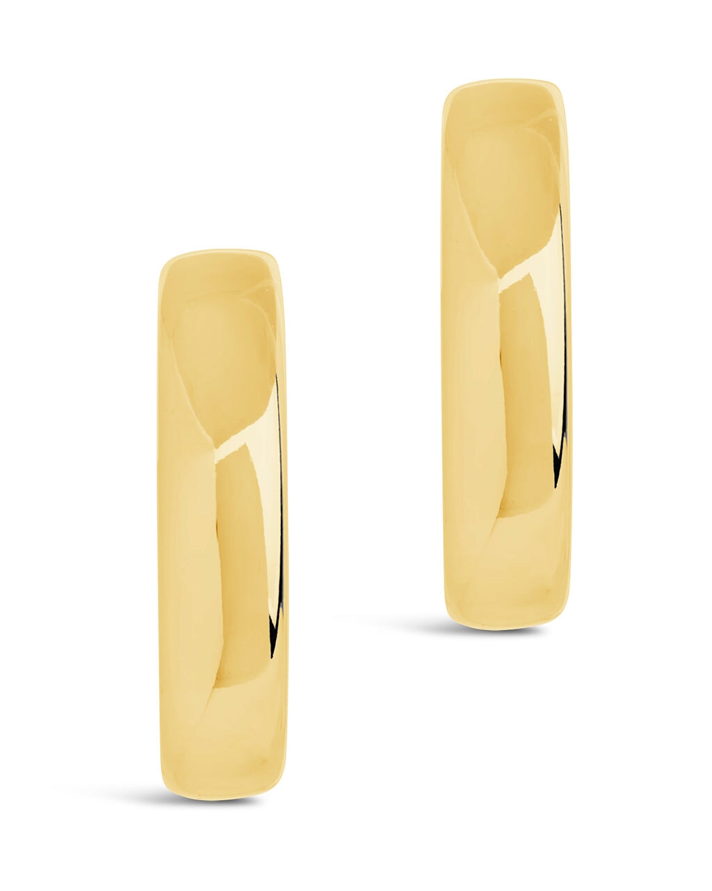 Liviana Polished Statement Hoops Earring Sterling Forever 