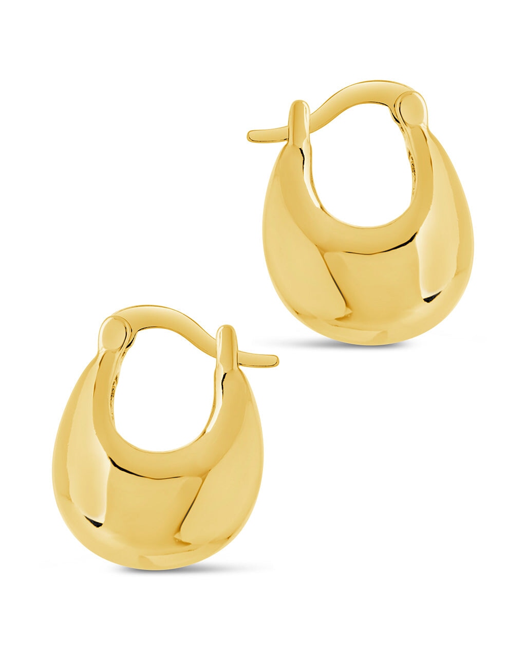 Eleah Hoops Earring Sterling Forever 