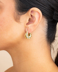 Petite Croissant Hoop Earrings - Sterling Forever