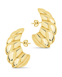 Bobine Statement Stud Earrings - Sterling Forever