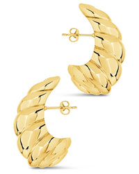 Bobine Statement Stud Earrings - Sterling Forever