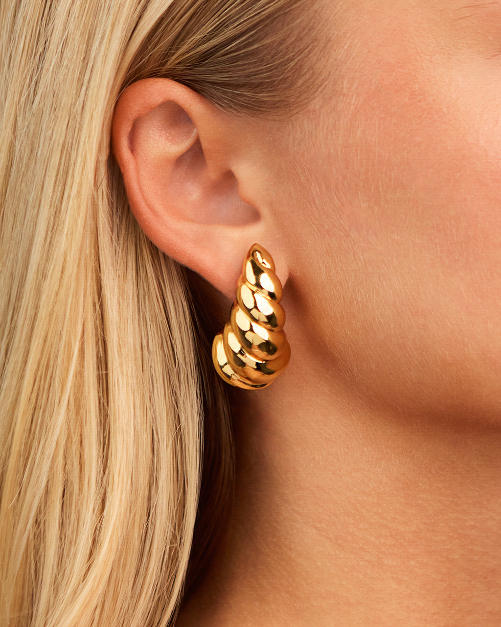 Bobine Statement Stud Earrings