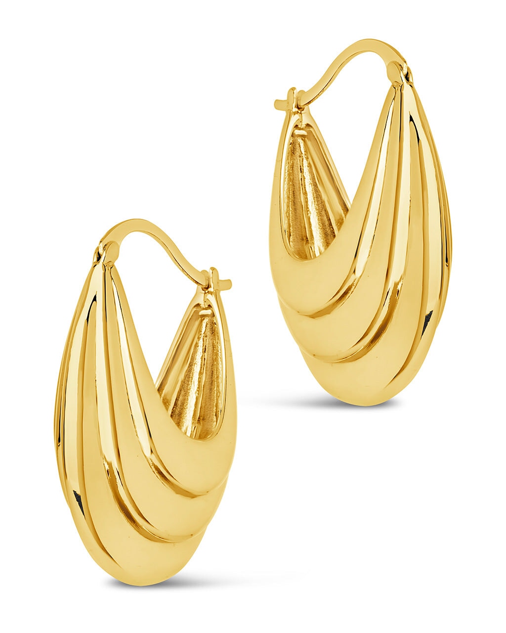 Elodie Hoops Earring Sterling Forever 