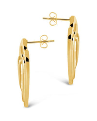 Statement Beating Heart Studs Earring Sterling Forever 