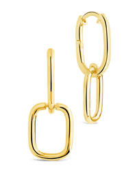 Talani Link Drop Earrings - Sterling Forever