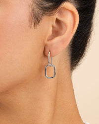 Talani Link Drop Earrings - Sterling Forever