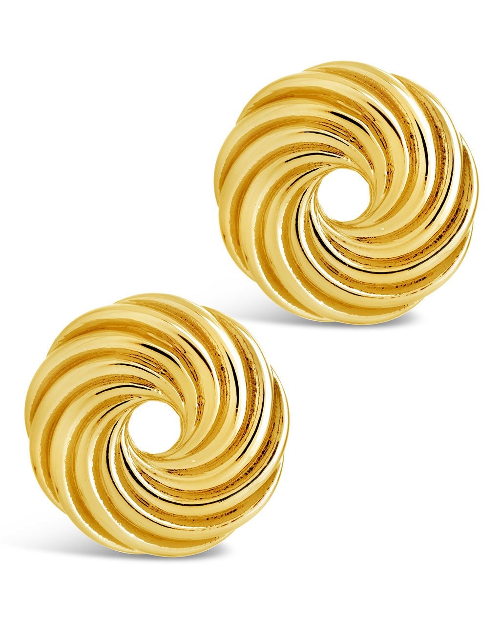 Cruller Stud Earrings - Sterling Forever
