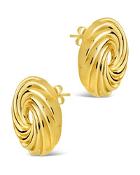 Cruller Stud Earrings - Sterling Forever