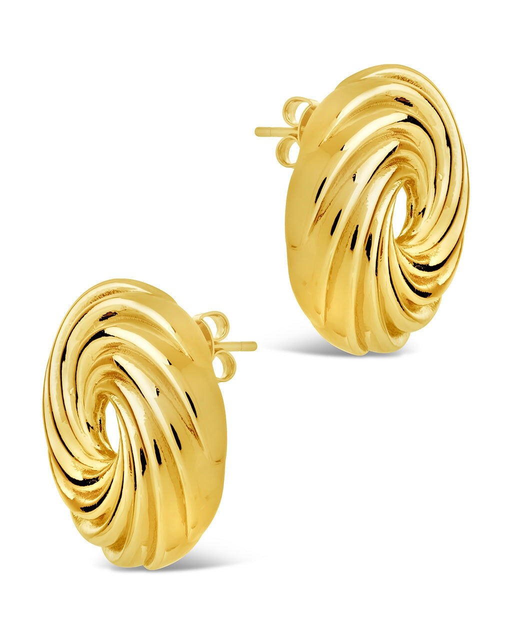 Cruller Stud Earrings - Sterling Forever