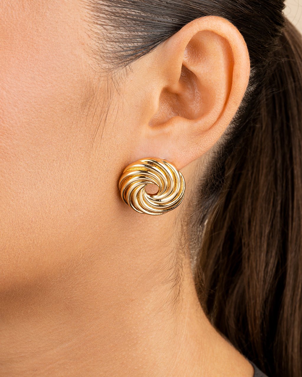 Cruller Stud Earrings - Sterling Forever