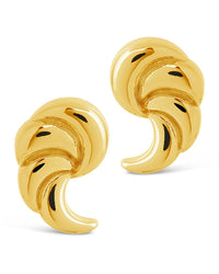 French Horn Stud Earrings - Sterling Forever