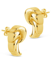 French Horn Stud Earrings - Sterling Forever
