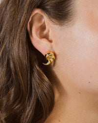 French Horn Stud Earrings - Sterling Forever