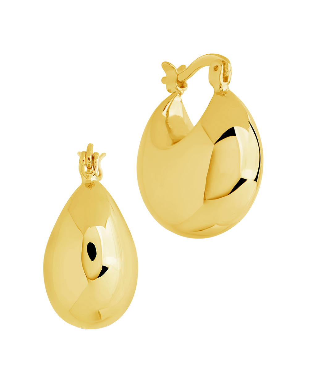 Skyler Chunky Tube Hoop Earrings