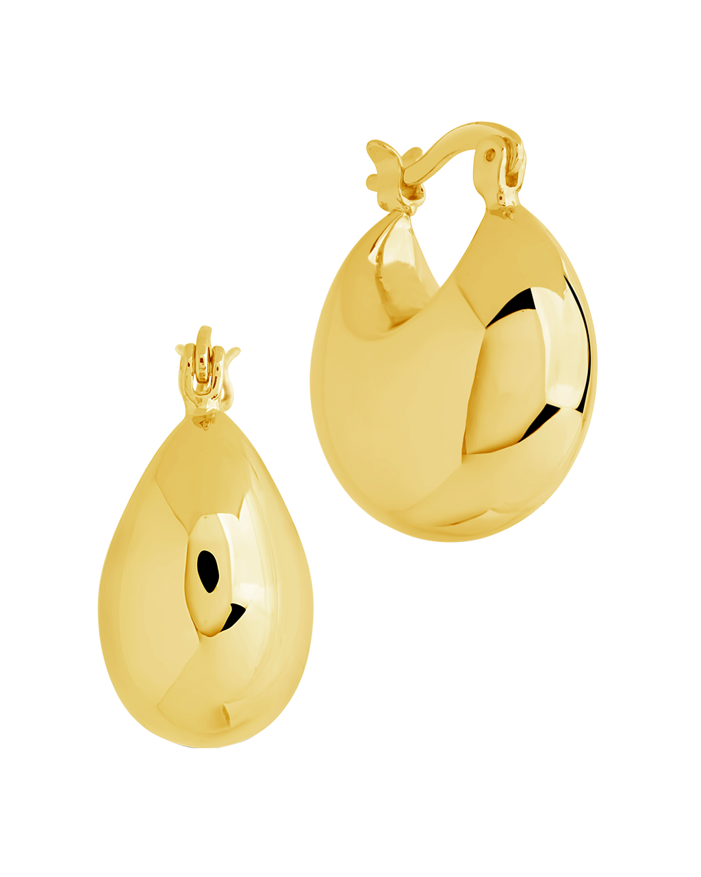 Skyler Chunky Tube Hoop Earrings