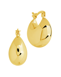 Skyler Chunky Tube Hoop Earrings