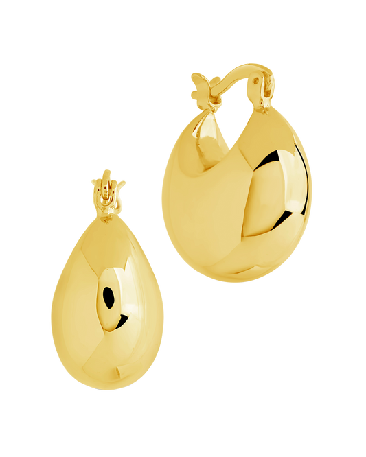 Skyler Chunky Tube Hoop Earrings