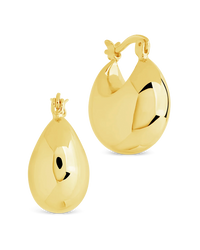 Skyler Chunky Tube Hoop Earrings