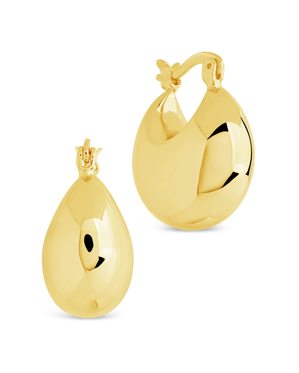 Skyler Chunky Tube Hoop Earrings