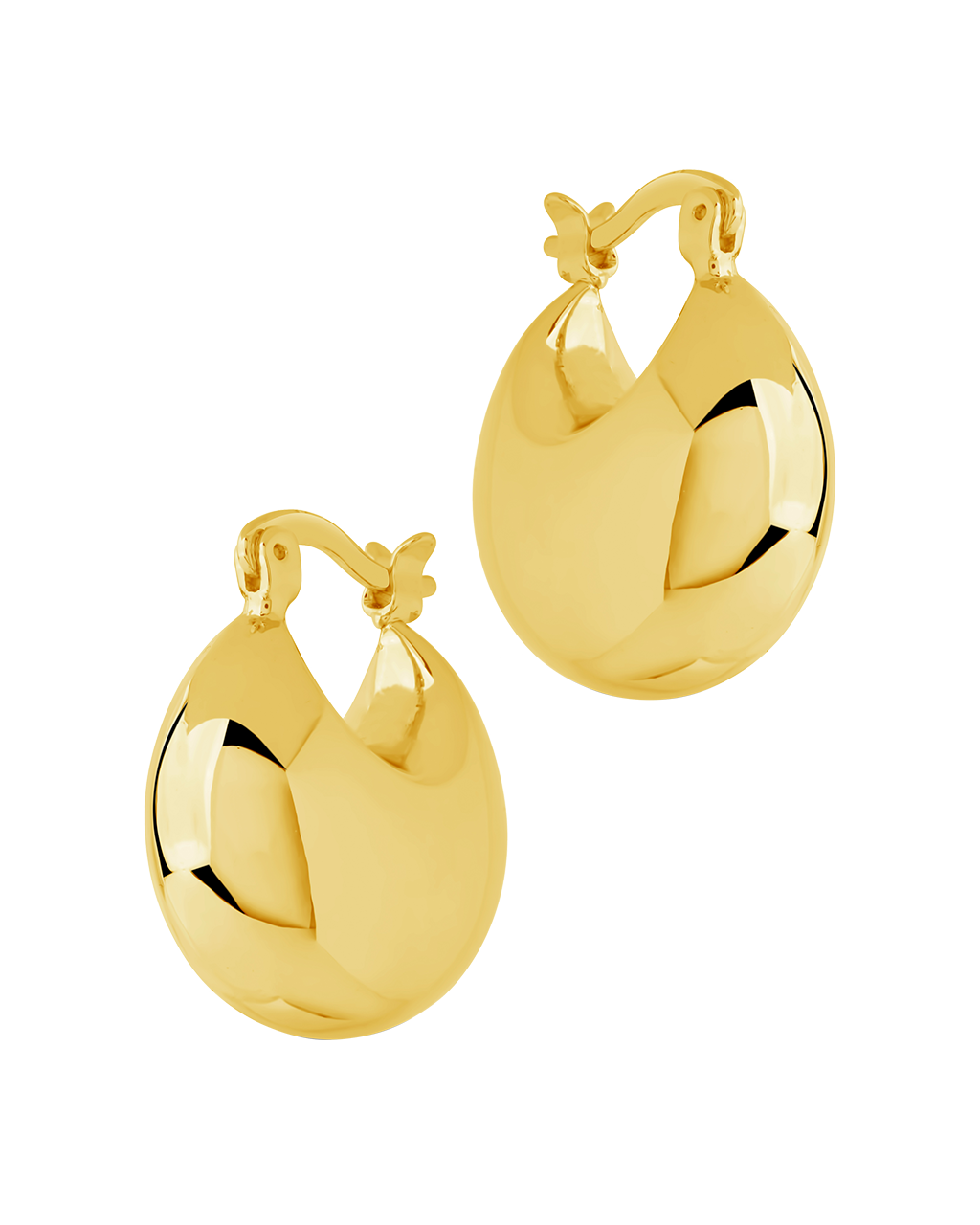 Skyler Chunky Tube Hoop Earrings