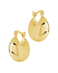Skyler Chunky Tube Hoop Earrings