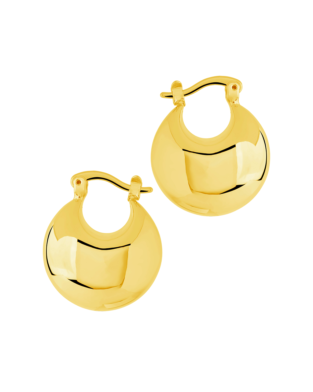 Skyler Chunky Tube Hoop Earrings