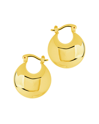 Skyler Chunky Tube Hoop Earrings