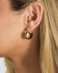 Skyler Chunky Tube Hoop Earrings