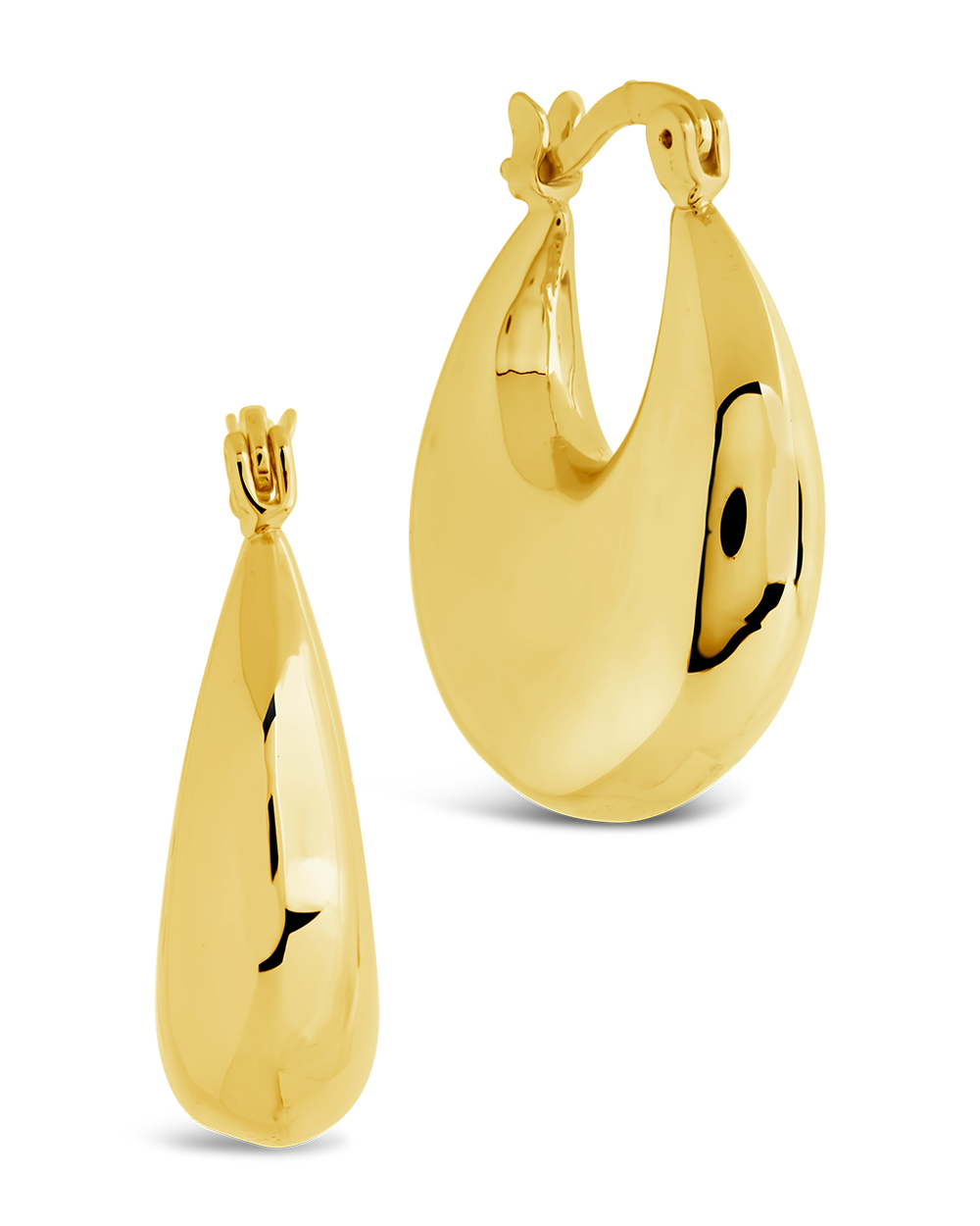 Brooklyn Chunky Tube Hoop Earrings