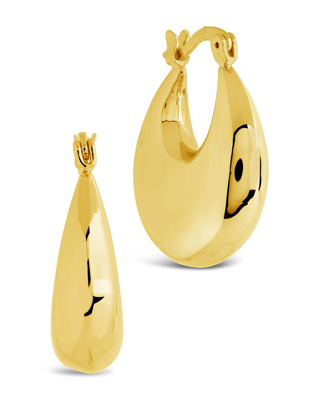 Brooklyn Chunky Tube Hoop Earrings