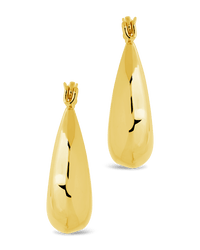 Brooklyn Chunky Tube Hoop Earrings - Sterling Forever