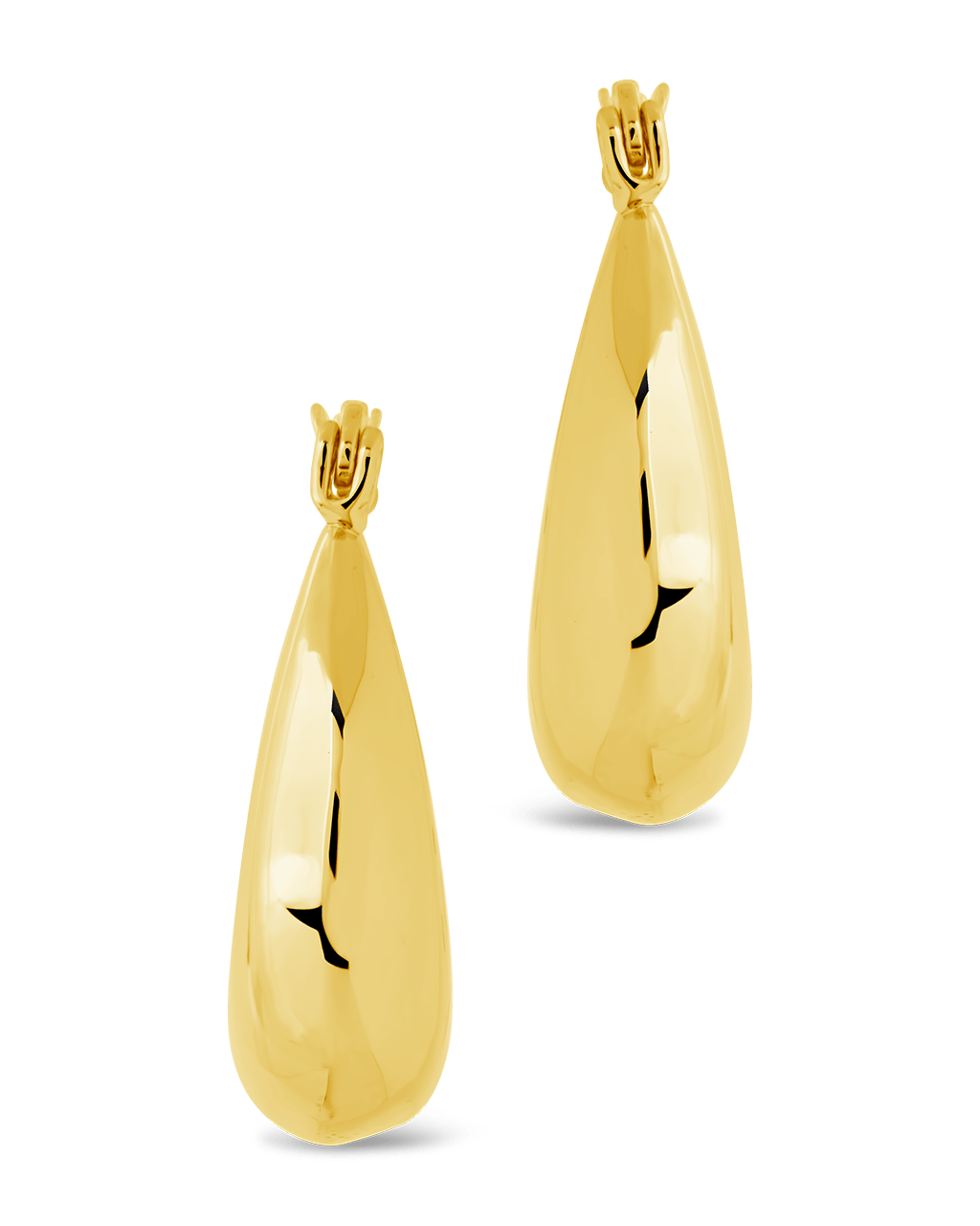 Brooklyn Chunky Tube Hoop Earrings - Sterling Forever