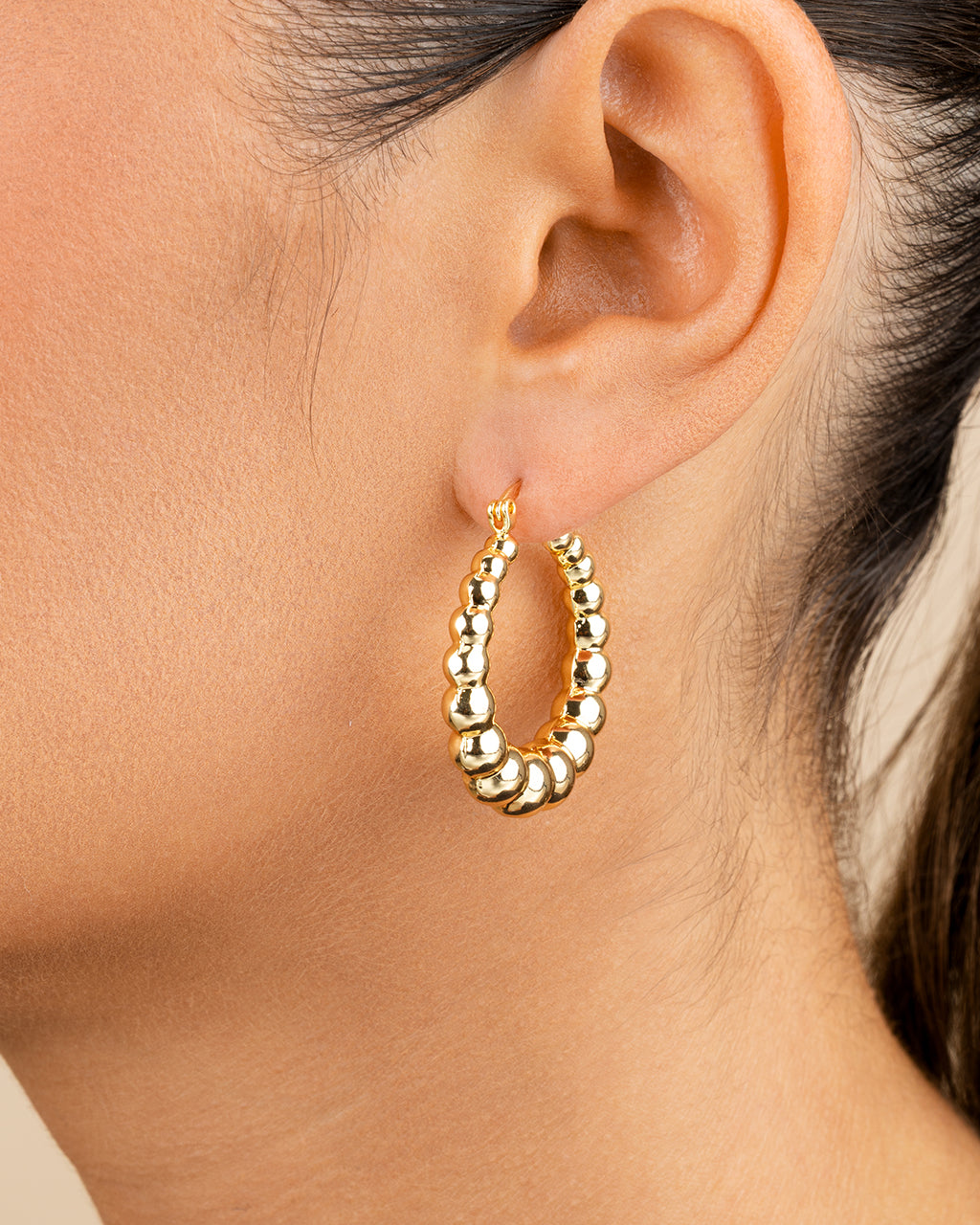Audrey Bubble Sphere Hoop Earrings