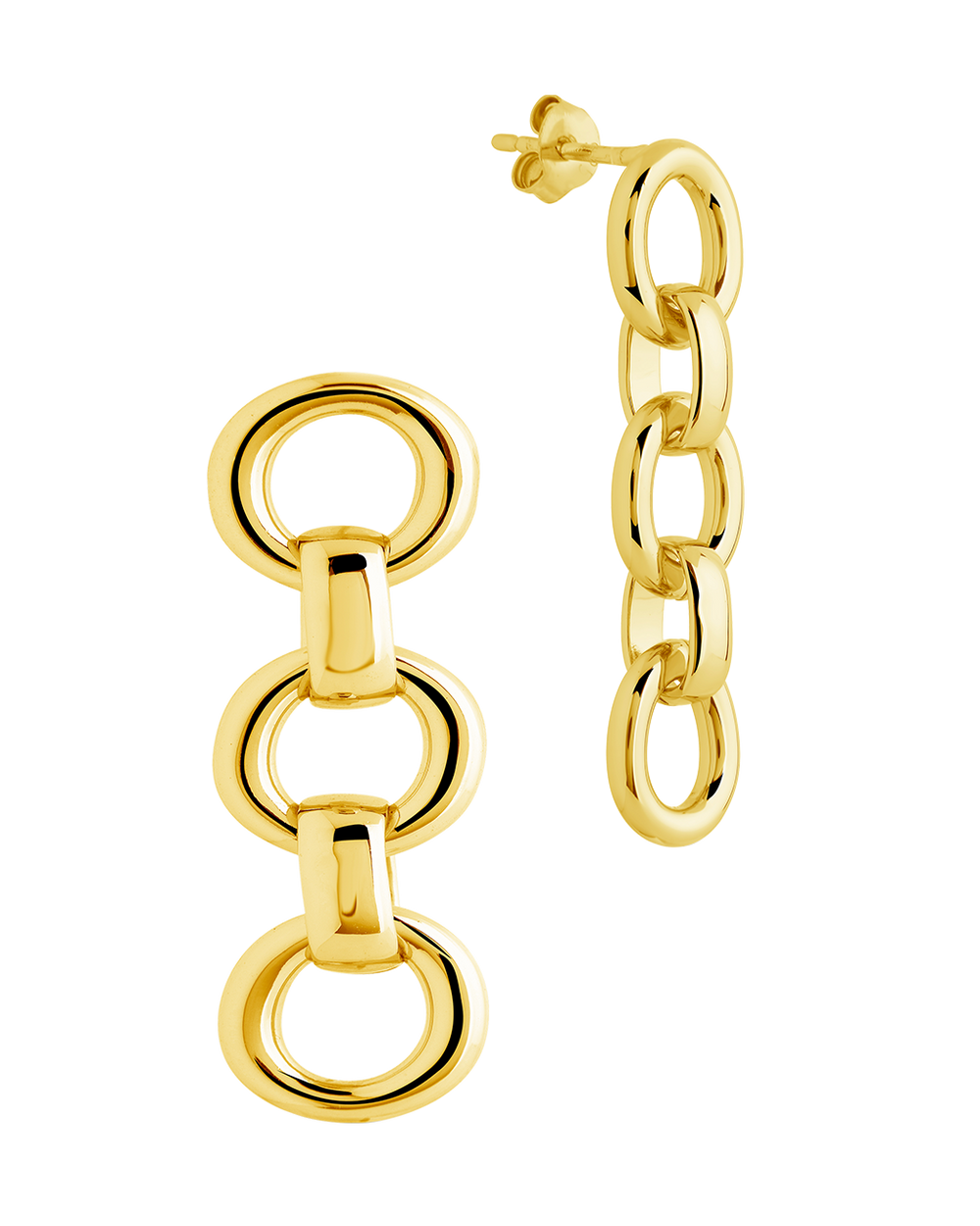 Frankie Chain Link Drop Earrings