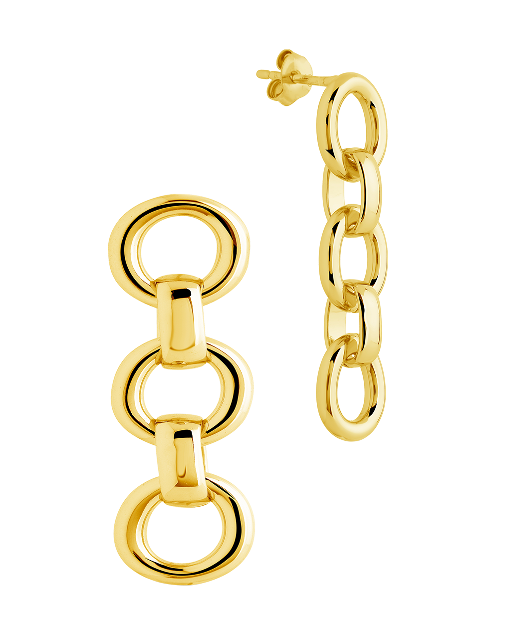 Frankie Chain Link Drop Earrings