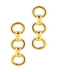 Frankie Chain Link Drop Earrings - Sterling Forever