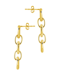 Frankie Chain Link Drop Earrings - Sterling Forever