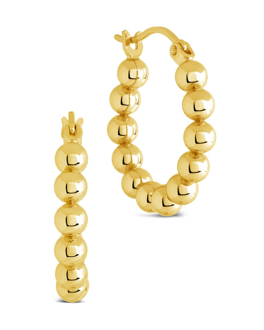 Bubble Sphere Hoop Earrings