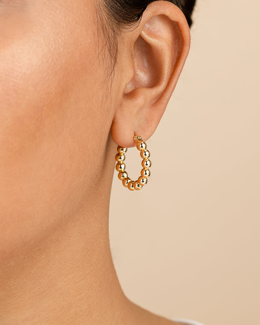 Bubble Sphere Hoop Earrings