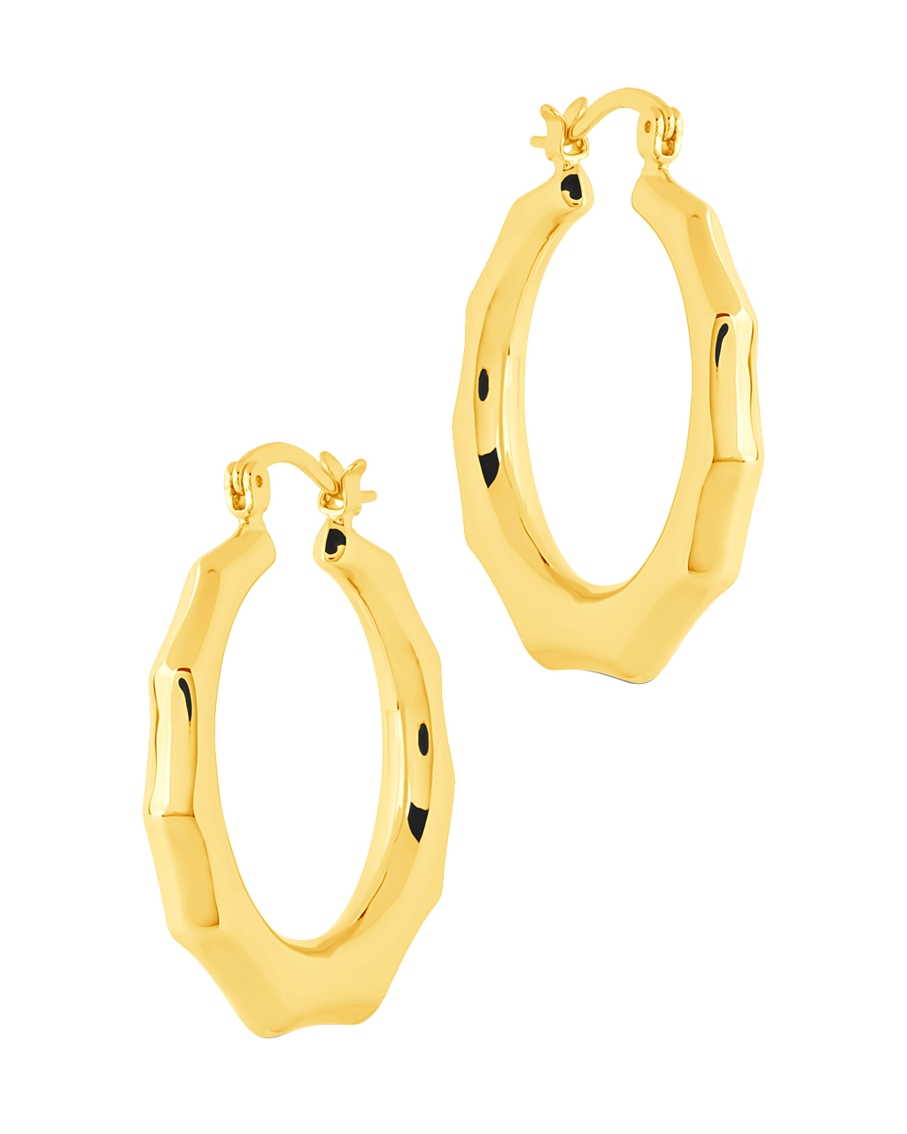 Zia Door Knocker Hoop Earrings
