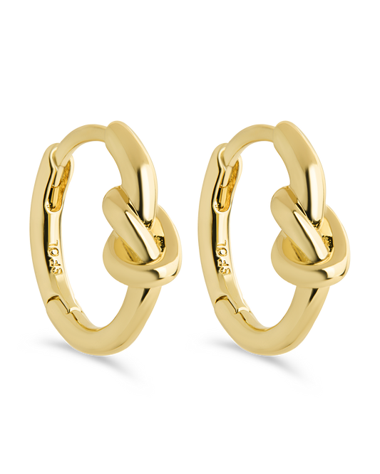 Minnie Love Knot Micro Hoops