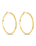 Leona Polished Hoop Earrings - Sterling Forever