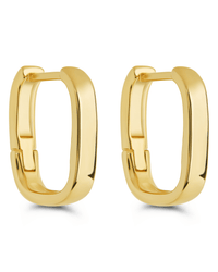Annika Polished Micro Hoop Earrings - Sterling Forever