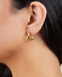 Annika Polished Micro Hoop Earrings - Sterling Forever