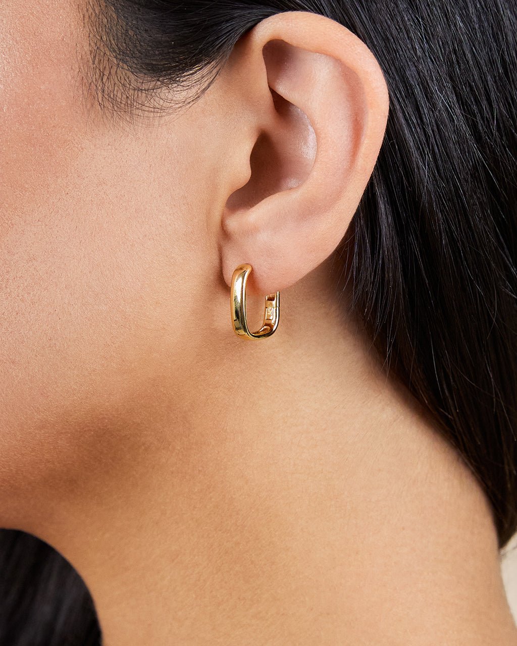 Annika Polished Micro Hoop Earrings - Sterling Forever