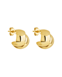 Tamara Double Row Huggie Hoop Earrings - Sterling Forever