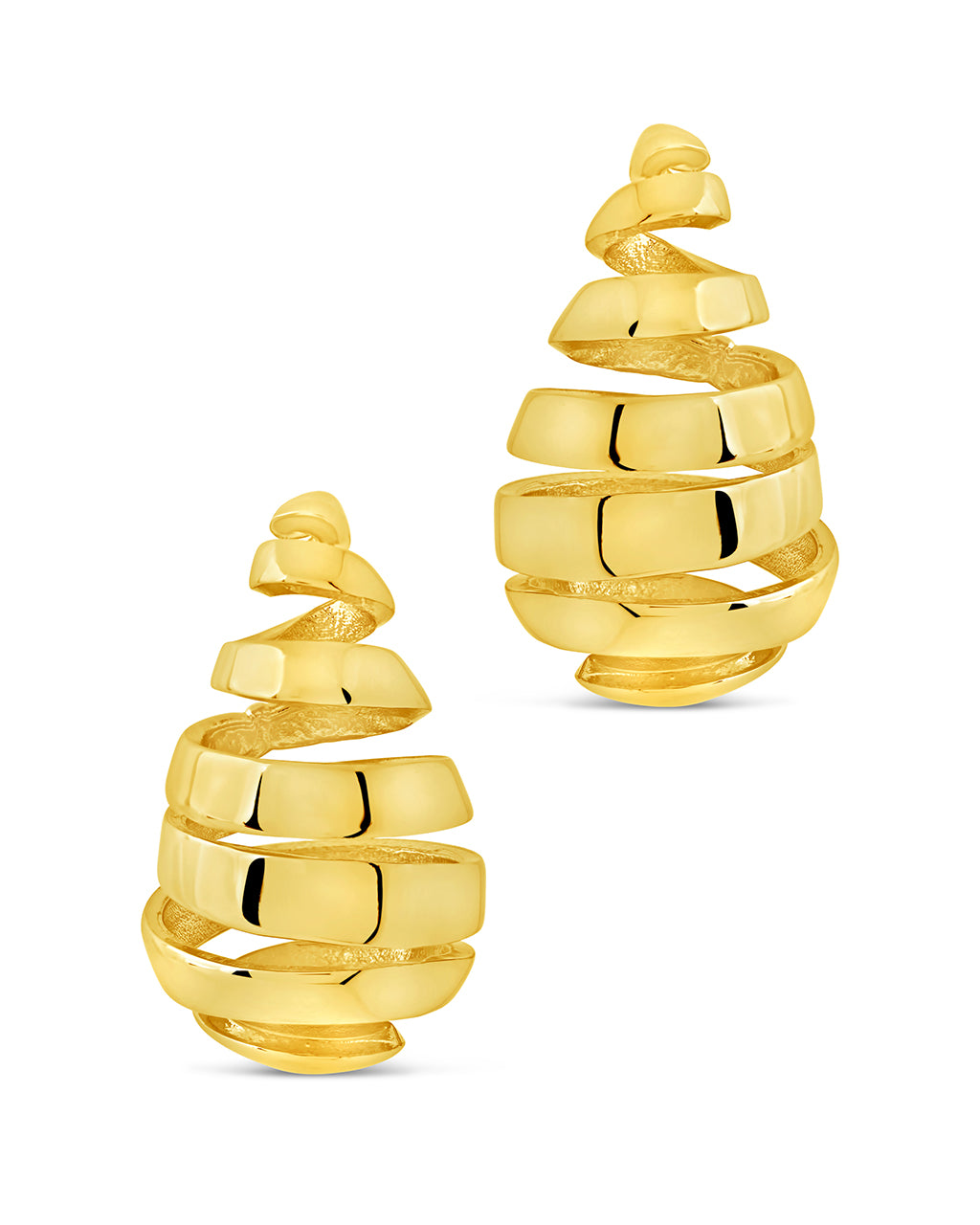 Margot Ribbed Stud Earrings