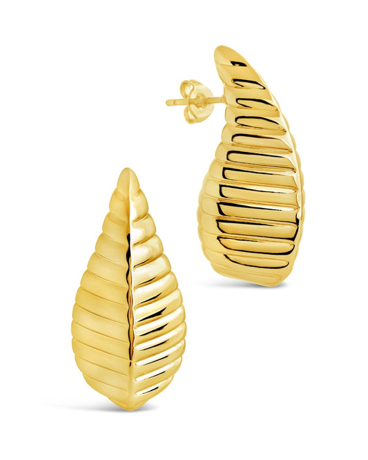 Vale Textured Stud Earrings