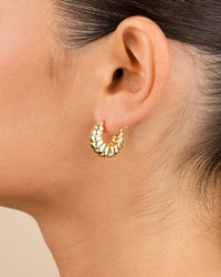 Lysandra Bubble Hoop Earrings - Sterling Forever