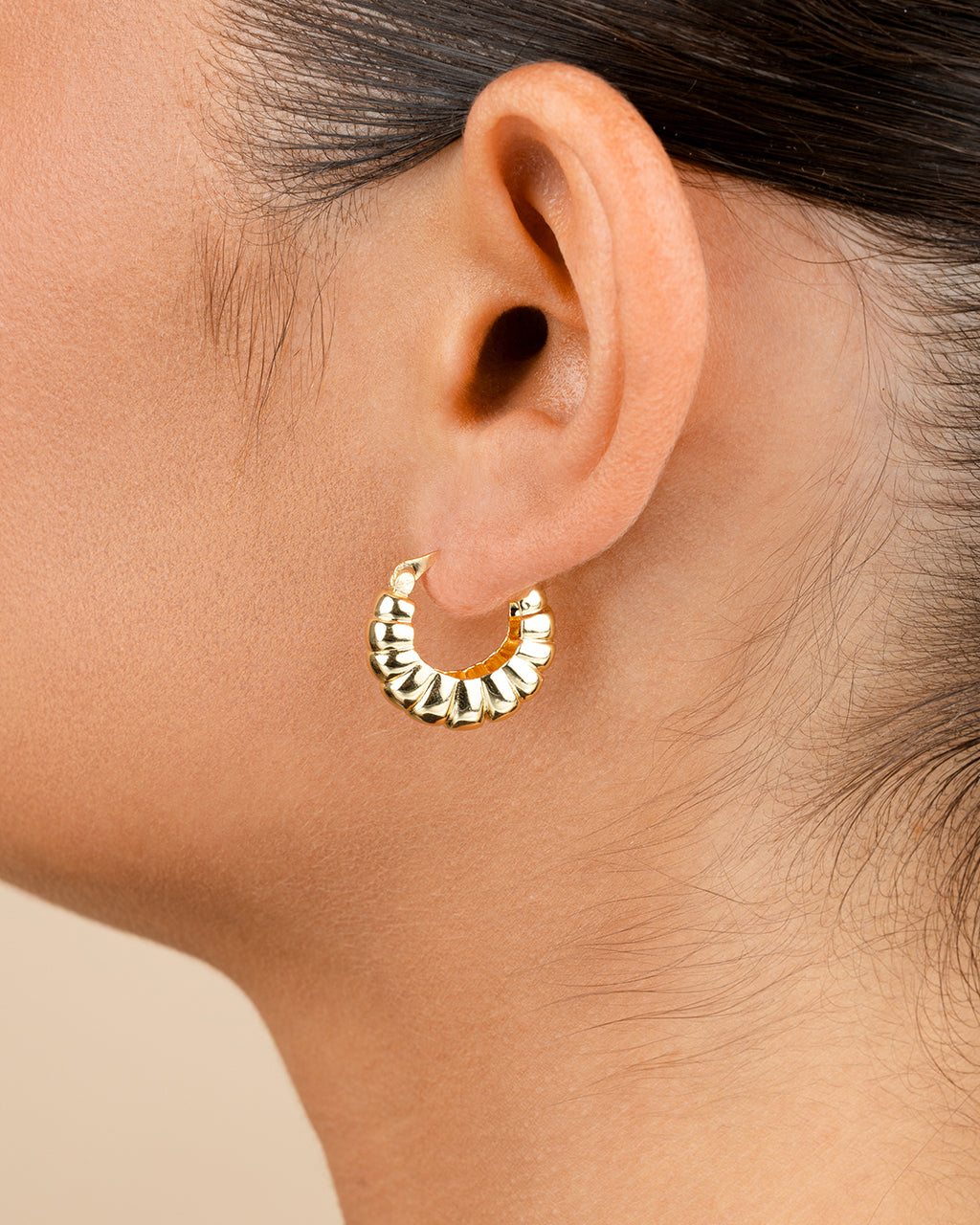 Lysandra Bubble Hoop Earrings